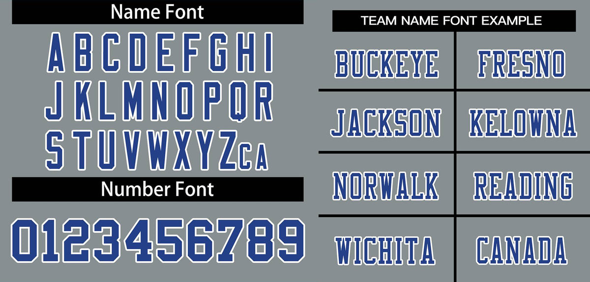 Custom Gray Royal-White Classic Style Mesh Authentic American Football Jersey| KXKSHOP