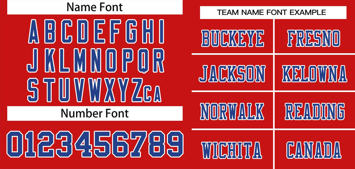 Custom Red Royal-White Classic Style Mesh Authentic American Football Jersey| KXKSHOP