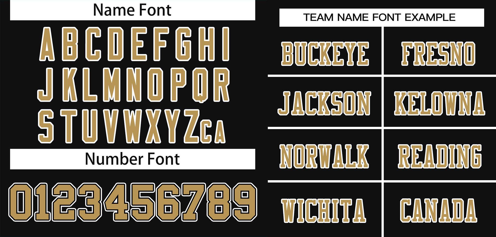 Custom Black Old Glod-White Classic Style Mesh Authentic American Football Jersey| KXKSHOP