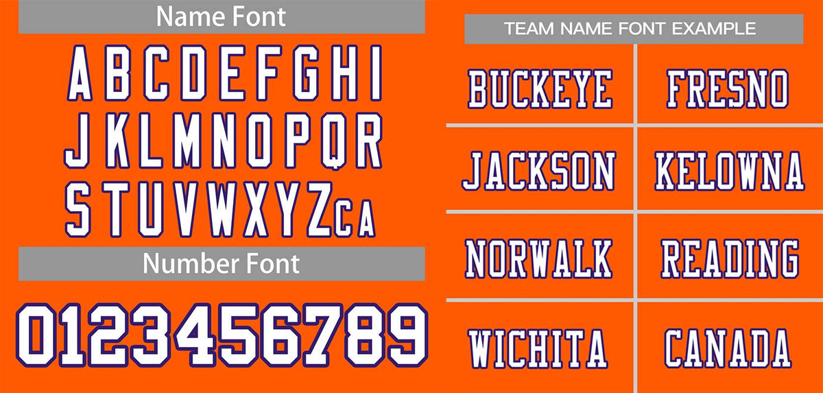 Custom Orange White-Purple Classic Style Mesh Authentic American Football Jersey| KXKSHOP