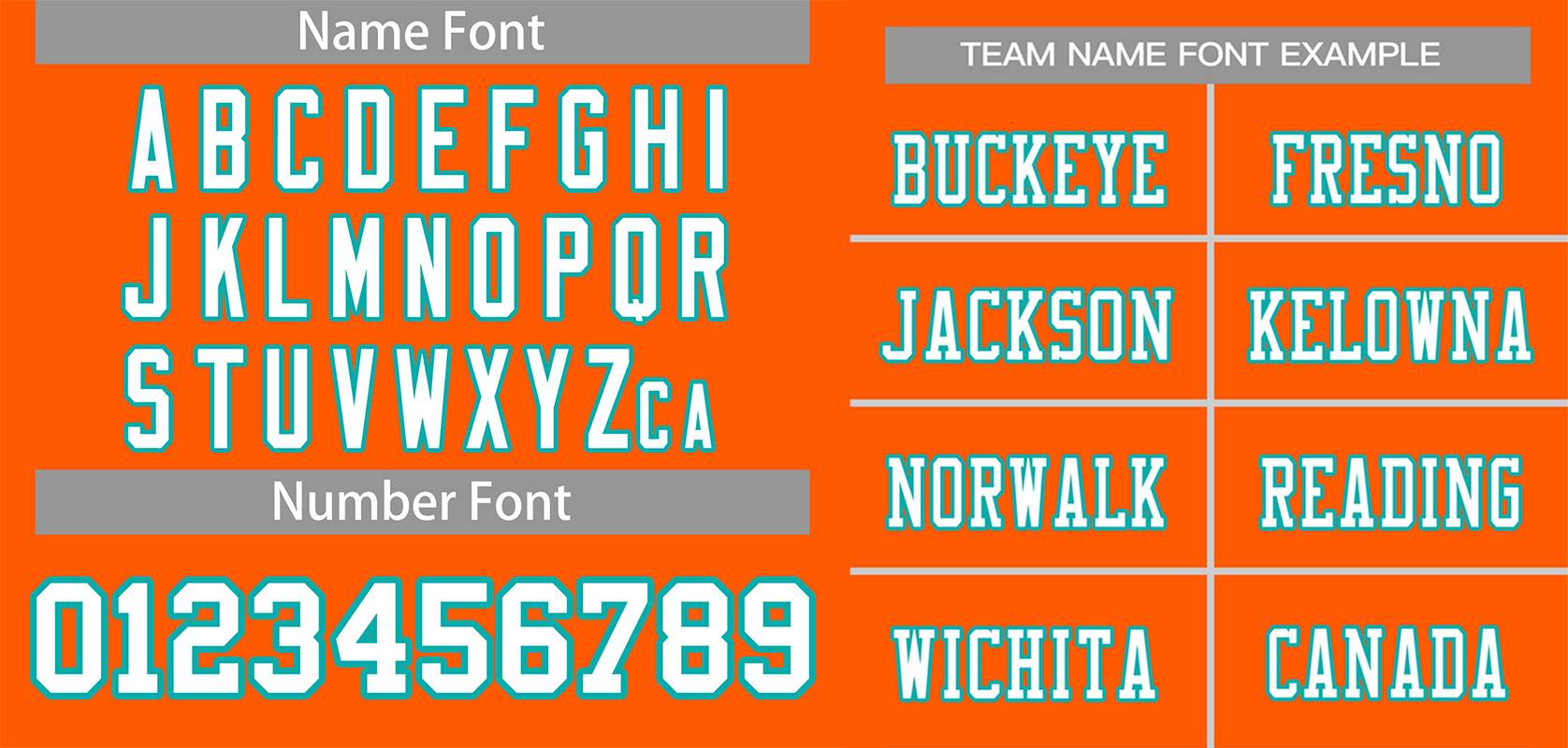 Custom Orange White-Aqua Classic Style Mesh Authentic American Football Jersey| KXKSHOP