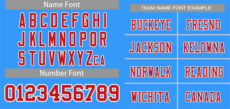 Custom Powder Blue Scarlet-White Classic Style Mesh Authentic American Football Jersey| KXKSHOP