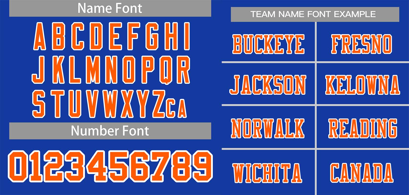 Custom Royal Orange-White Classic Style Mesh Authentic American Football Jersey| KXKSHOP