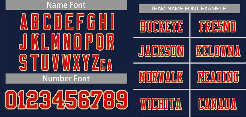 Custom Navy Red-Gold Classic Style Mesh Authentic American Football Jersey| KXKSHOP