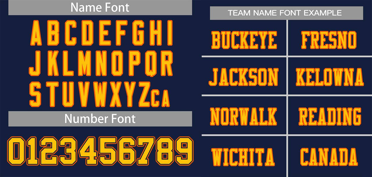 Custom Navy Blue Gold-Orange Classic Style Mesh Authentic American Football Jersey| KXKSHOP