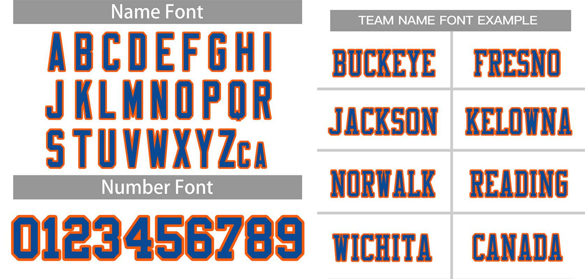 Custom White Blue-Orange Classic Style Mesh Authentic American Football Jersey| KXKSHOP