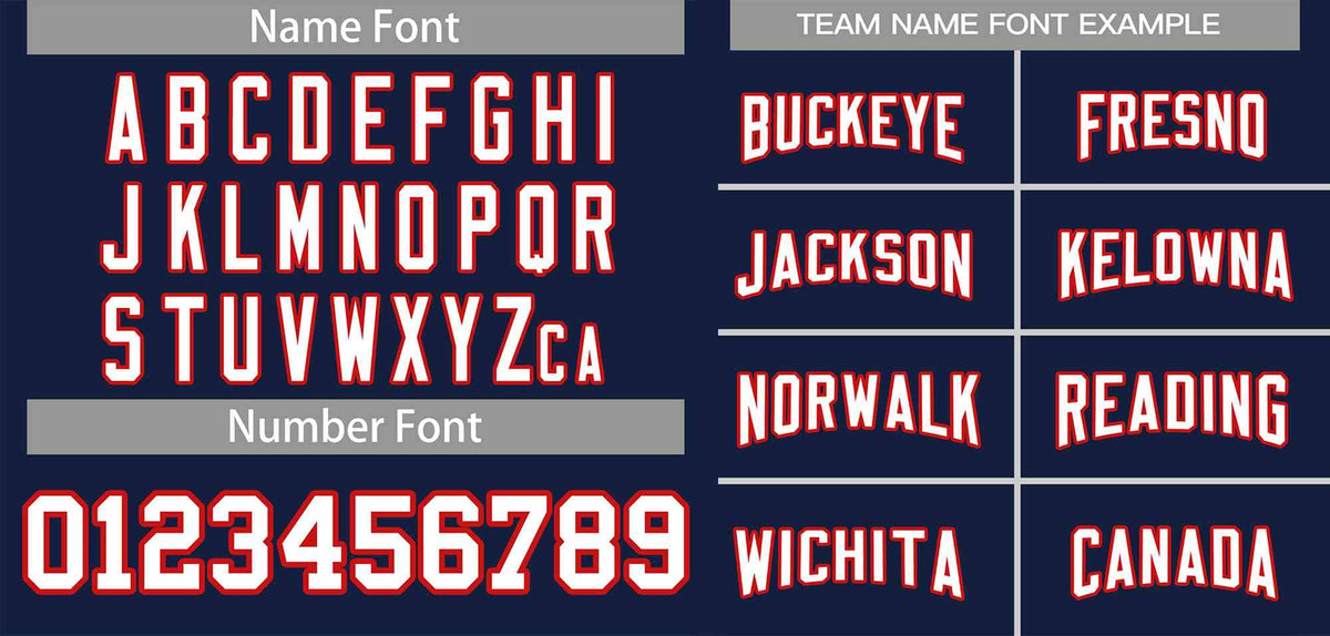 Custom Navy White-Red Classic Style Authentic American Football Jersey| KXKSHOP
