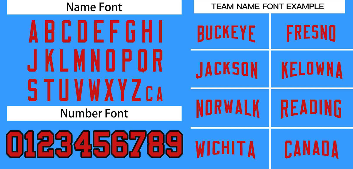 Custom Powder Blue Red-Powder Blue Classic Style Authentic American Football Jersey| KXKSHOP