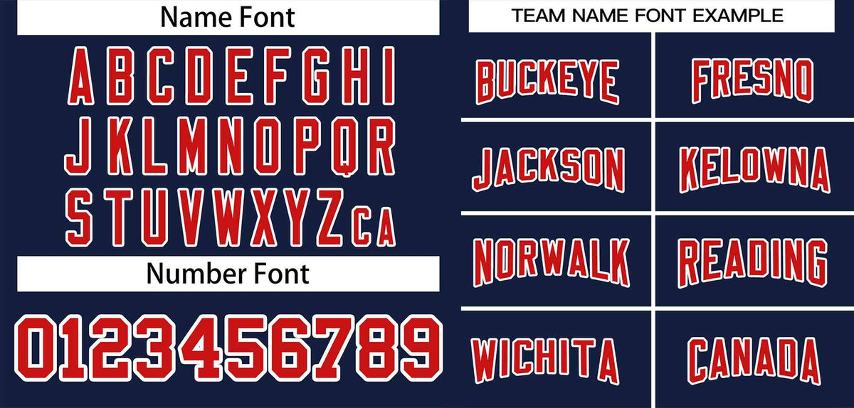 Custom Navy Red-White Classic Style Authentic American Football Jersey| KXKSHOP