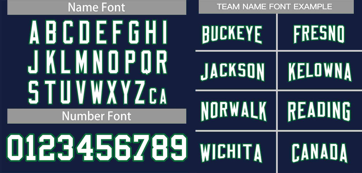 Custom Navy White-Kelly Green Classic Style Authentic American Football Jersey| KXKSHOP