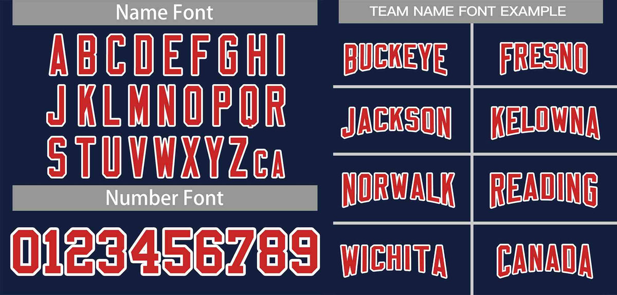 Custom Navy Red-White Classic Style Authentic American Football Jersey| KXKSHOP