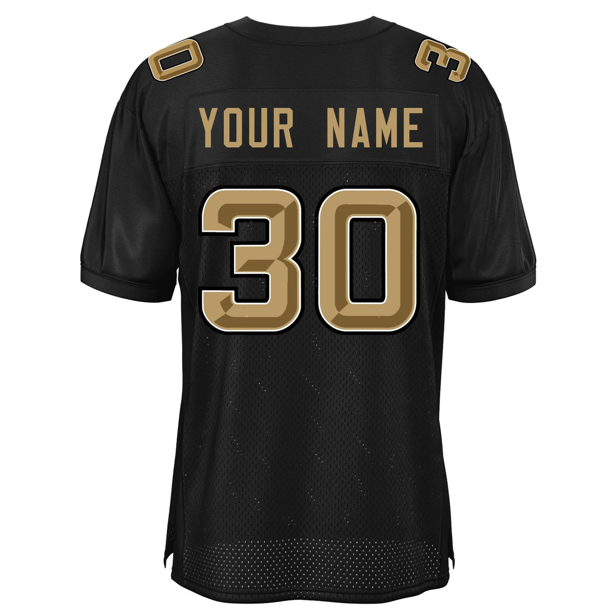 Custom Black Classic Style Mesh Authentic American Football Jersey| KXKSHOP