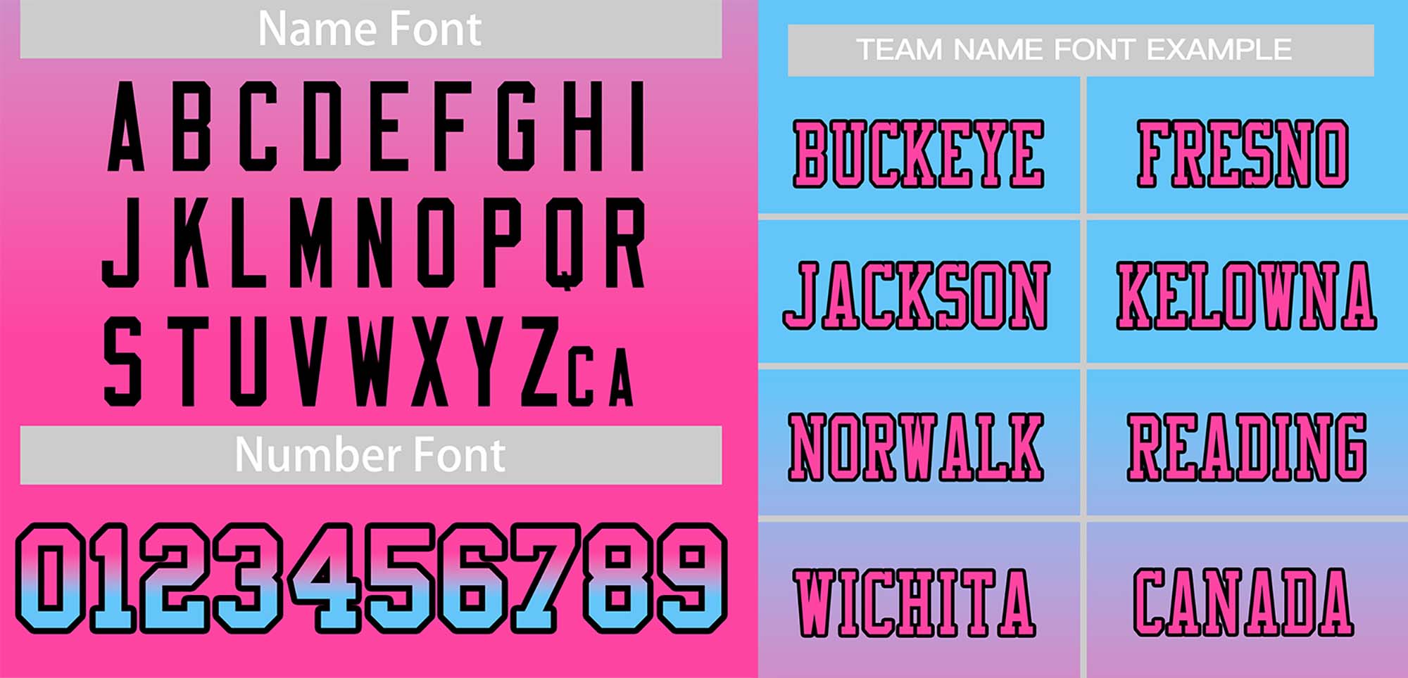 Custom Light Blue Pink-Black Gradient Fashion Outdoor Authentic American Football Jersey| KXKSHOP