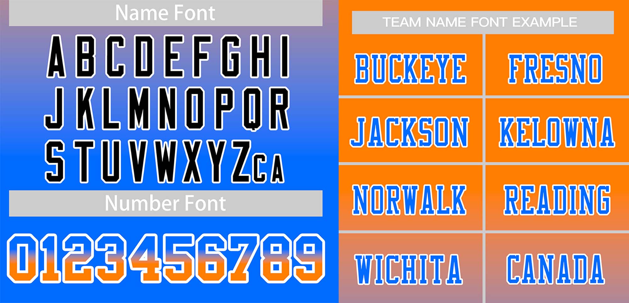 Custom Orange Powder Blue-White Gradient Fashion Outdoor Authentic American Football Jersey| KXKSHOP