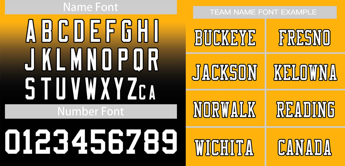 Custom Yellow Black-White Gradient Fashion Outdoor Authentic American Football Jersey| KXKSHOP