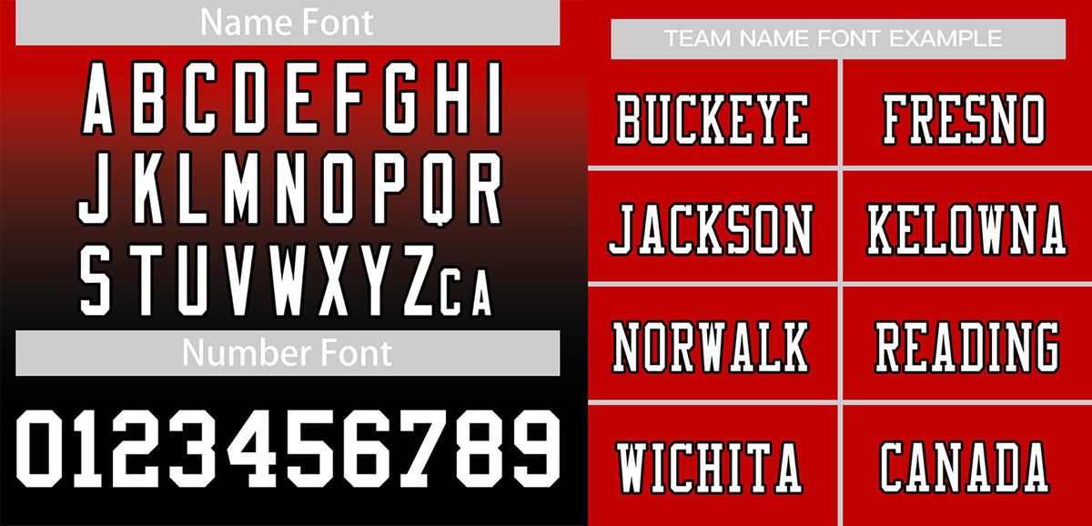 Custom Red Black White-Black Gradient Fashion Outdoor Authentic American Football Jersey| KXKSHOP