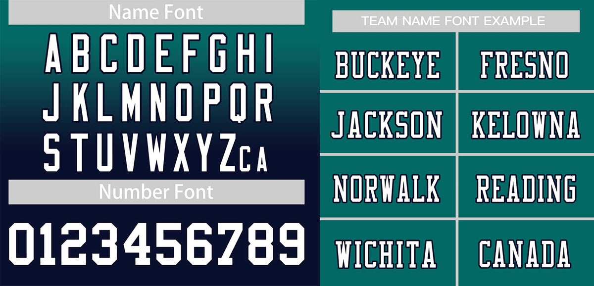 Custom Teal Navy-White Gradient Fashion Outdoor Authentic American Football Jersey| KXKSHOP