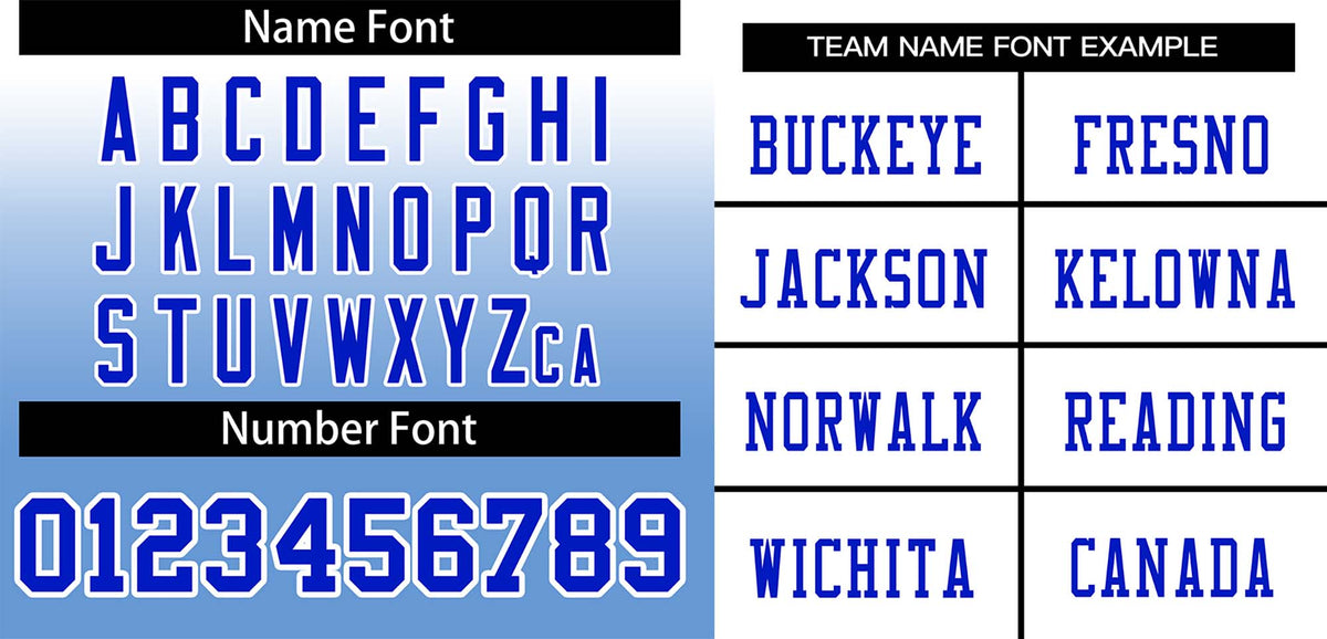 Custom White Light Blue Royal-White Gradient Fashion Outdoor Authentic American Football Jersey| KXKSHOP