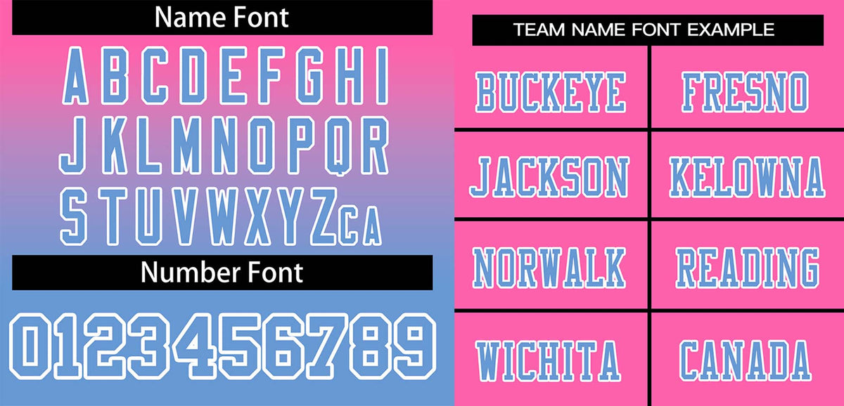 Custom Pink Light Blue-White Gradient Fashion Outdoor Authentic American Football Jersey| KXKSHOP