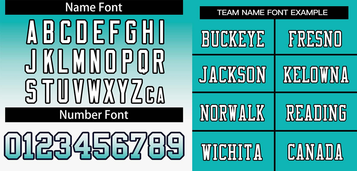 Custom Aqua White-Black Gradient Fashion Outdoor Authentic American Football Jersey| KXKSHOP