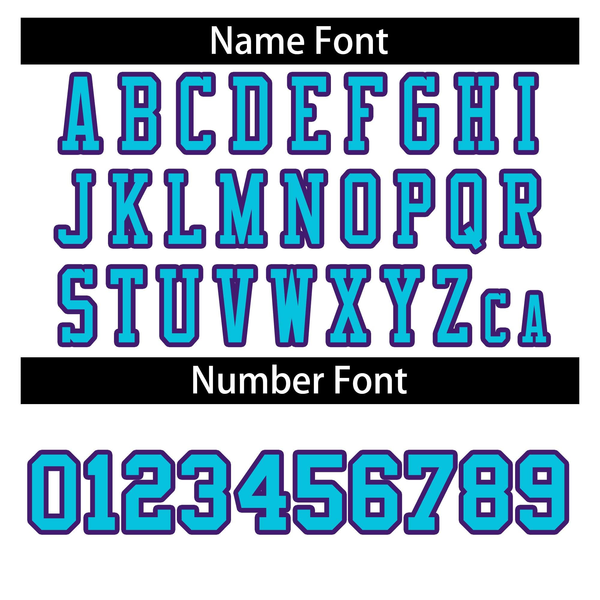 Custom White Light Blue-Purple Classic Style Authentic American Football Jersey| KXKSHOP