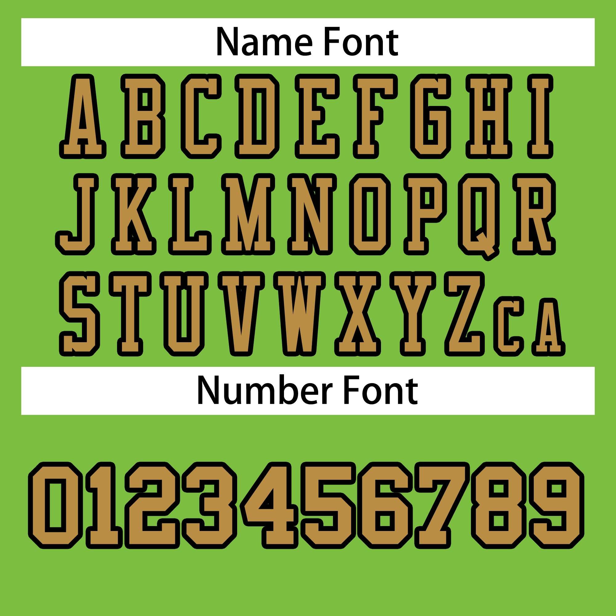 Custom Neon Green Old Gold-Black Classic Style Authentic American Football Jersey| KXKSHOP