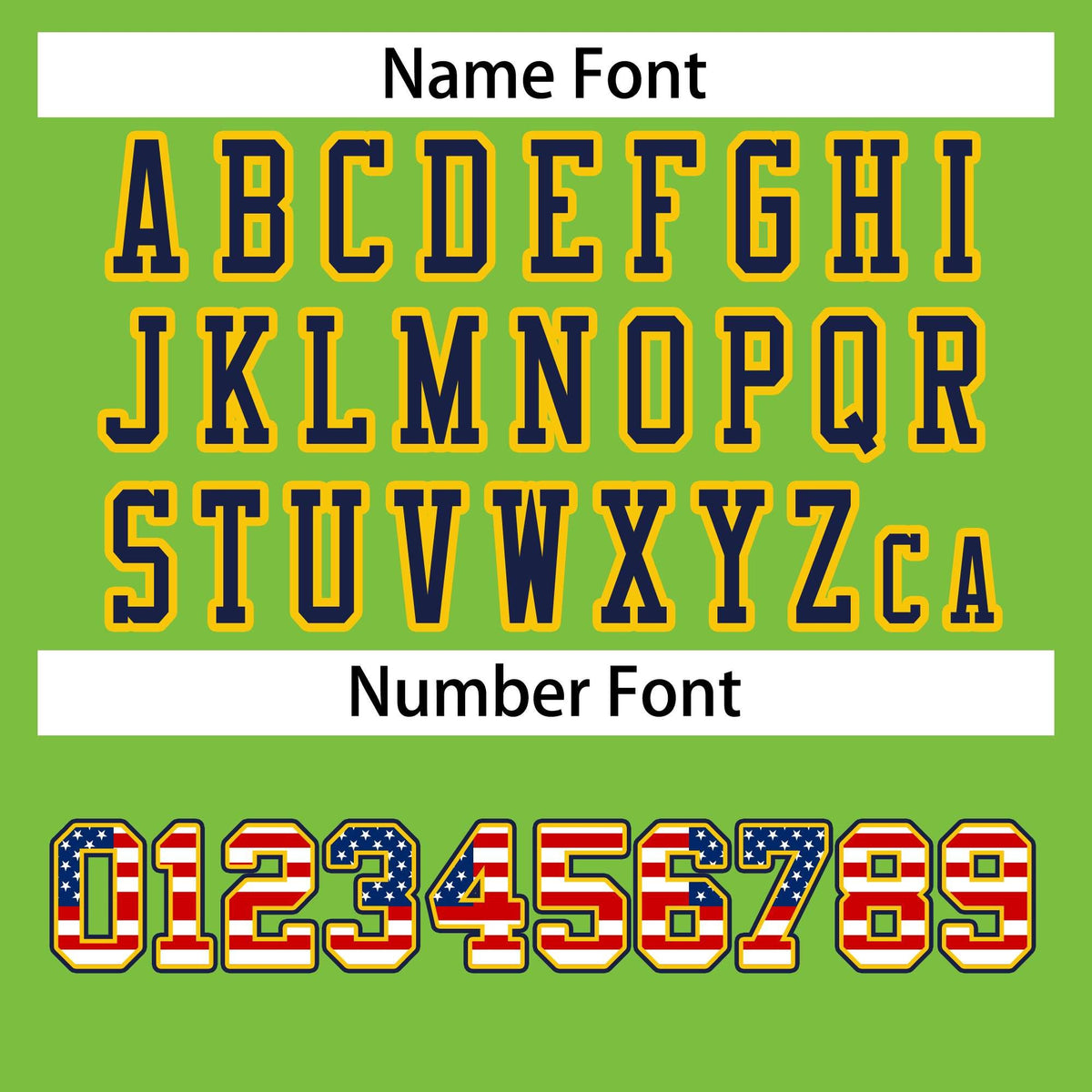 Custom Neon Green Navy-Gold Classic Style Authentic American Football Jersey| KXKSHOP