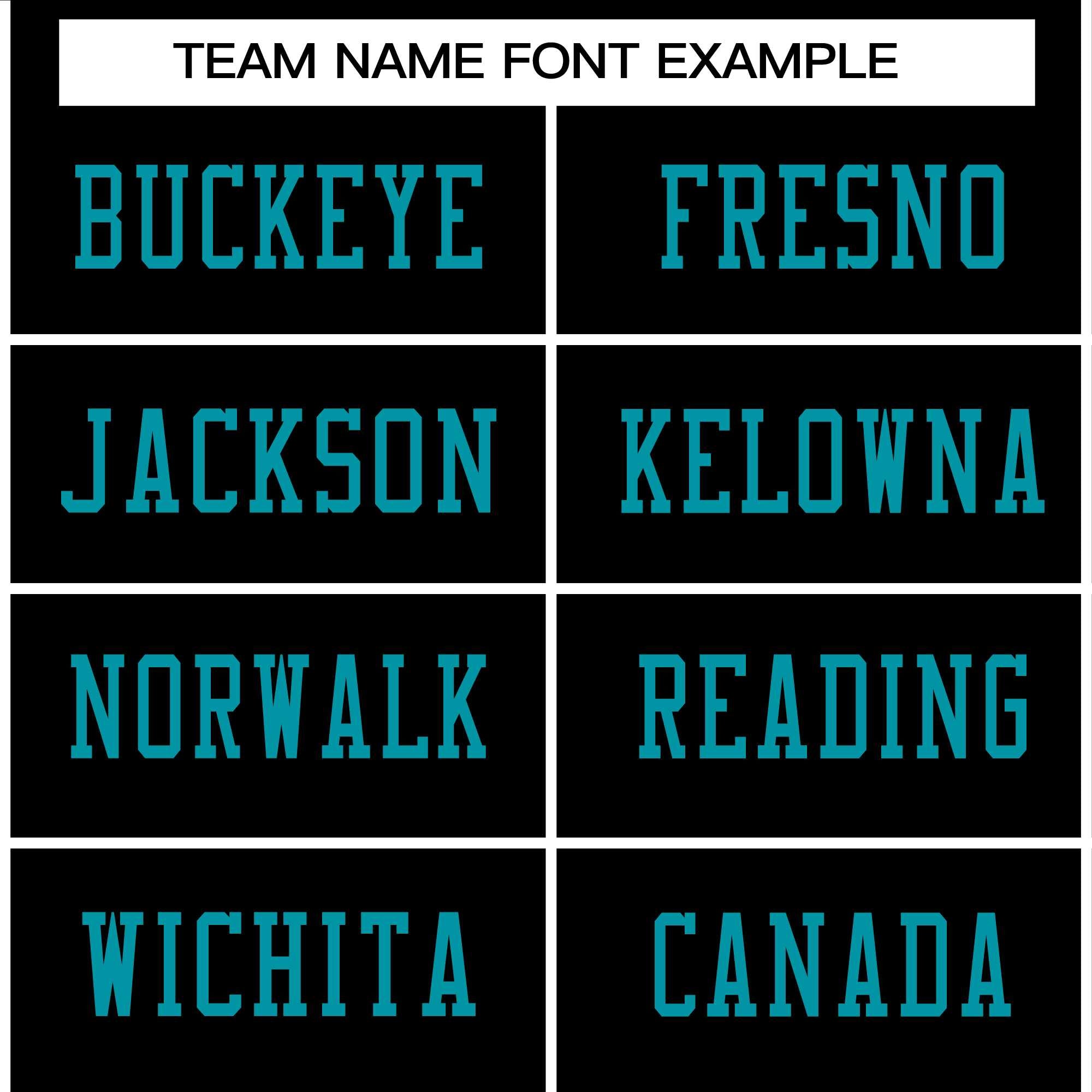 Custom Black Aqua-Black Classic Style Authentic American Football Jersey| KXKSHOP