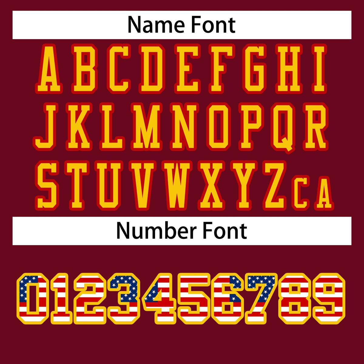 Custom Burgundy Gold-Red Classic Style Authentic American Football Jersey| KXKSHOP