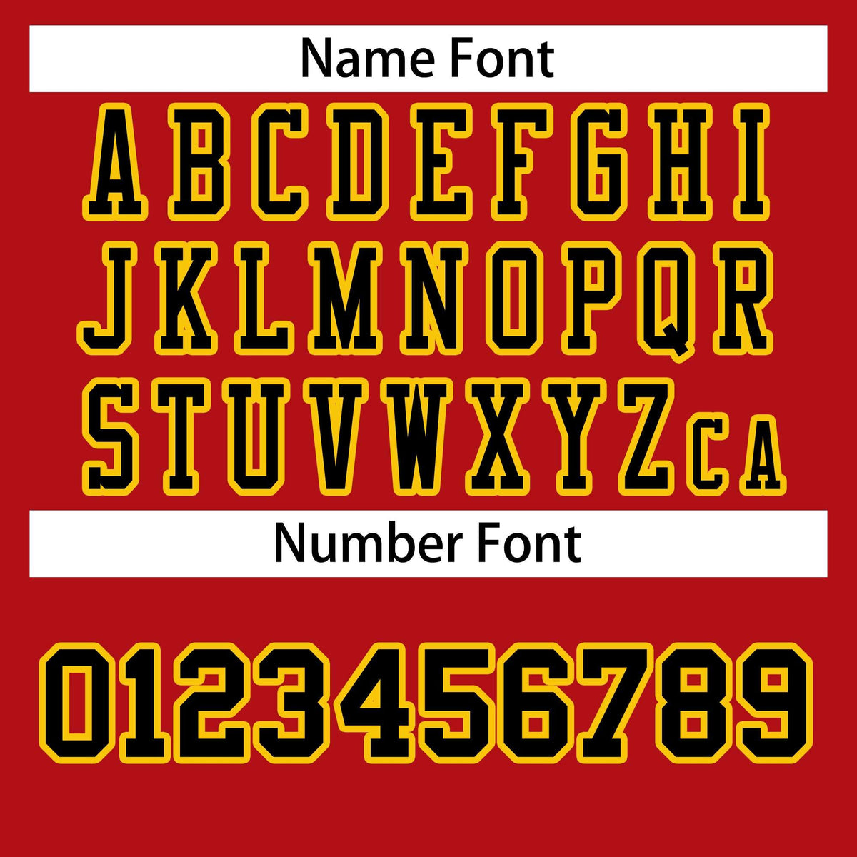 Custom Red Black-Gold Classic Style Authentic American Football Jersey| KXKSHOP