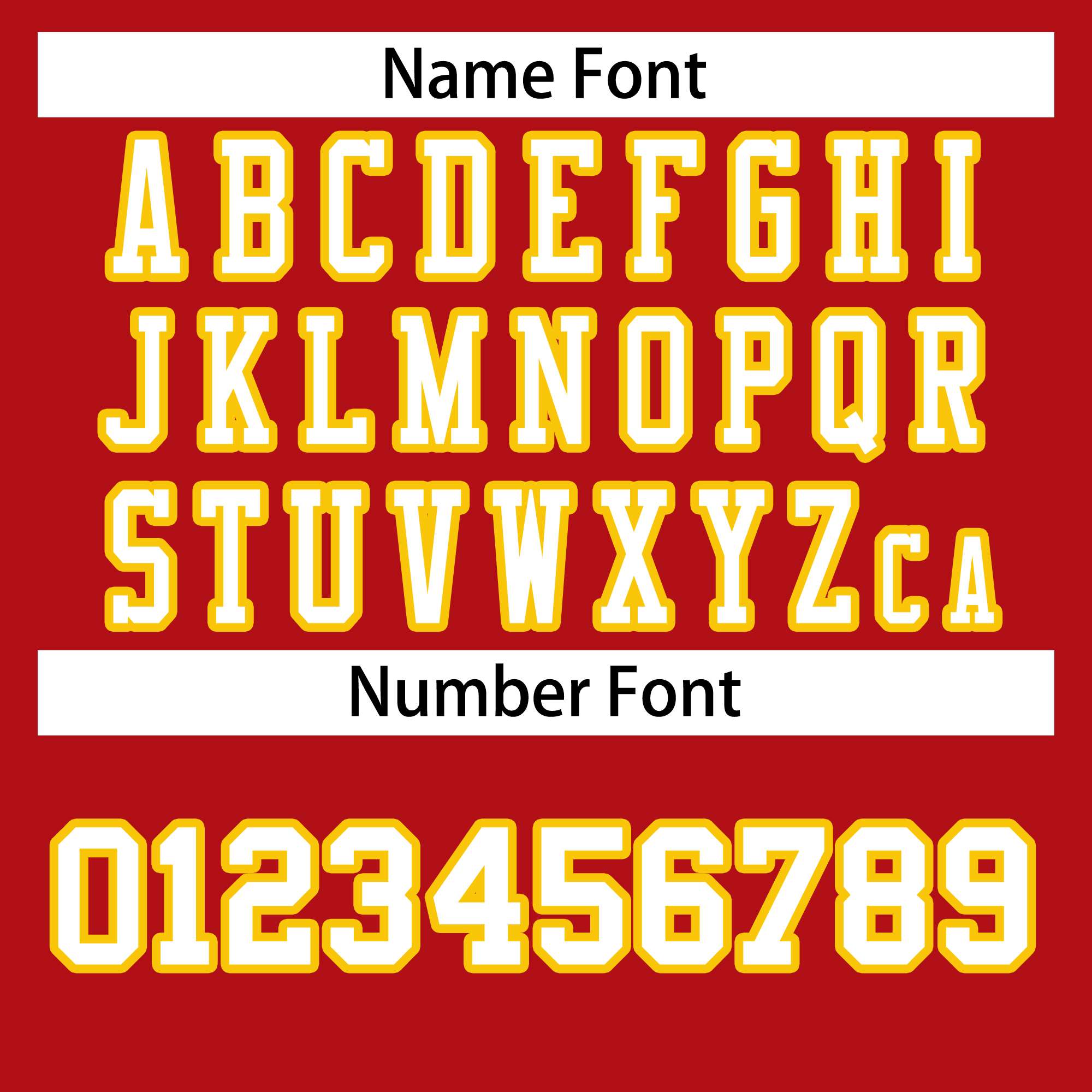 Custom Red White-Gold Classic Style Authentic American Football Jersey| KXKSHOP