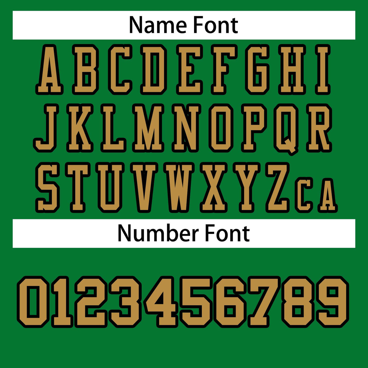 Custom Kelly Green Old Gold-Black Classic Style Authentic American Football Jersey| KXKSHOP