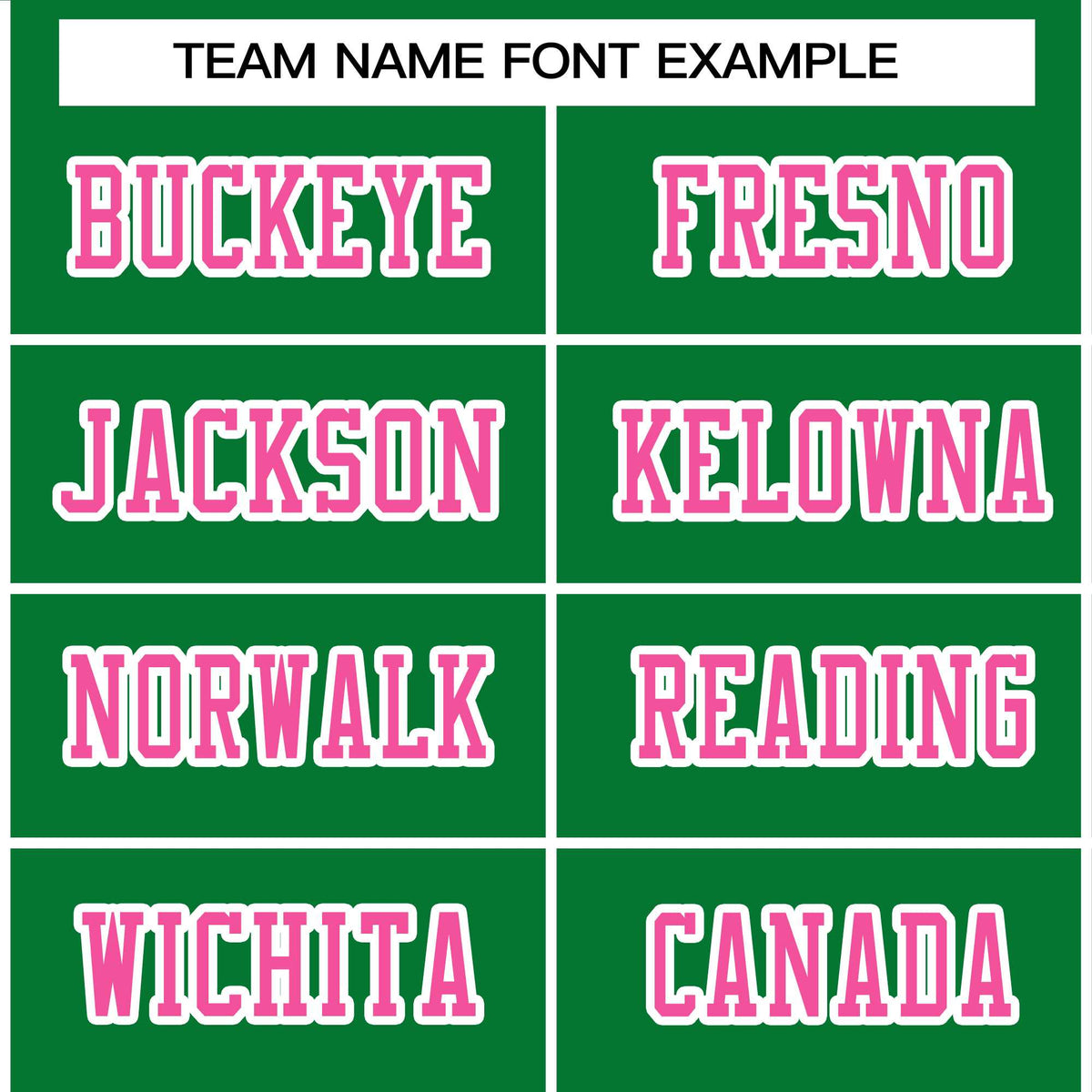 Custom Kelly Green Pink-White Classic Style Authentic American Football Jersey| KXKSHOP