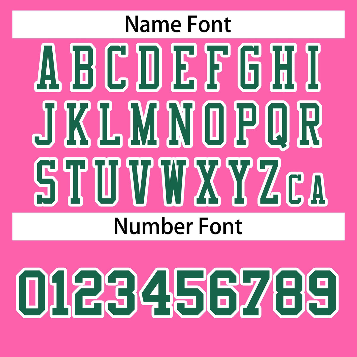 Custom Rose Pink Kelly Green-White Classic Style Authentic American Football Jersey| KXKSHOP