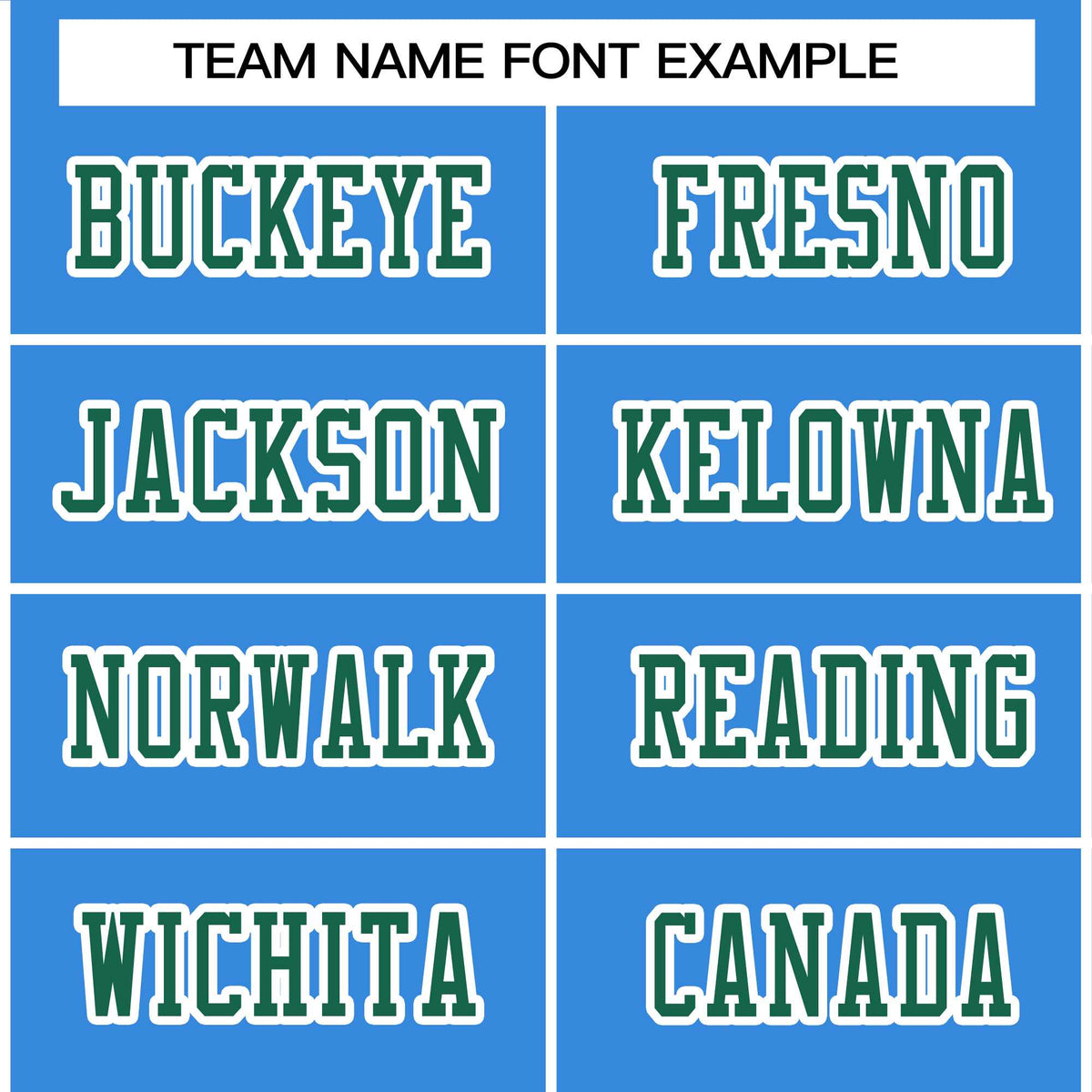 Custom Powder Blue Kelly Green-White Classic Style Authentic American Football Jersey| KXKSHOP