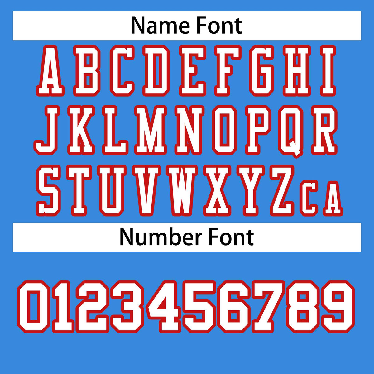 Custom Powder Blue White-Red Classic Style Authentic American Football Jersey| KXKSHOP