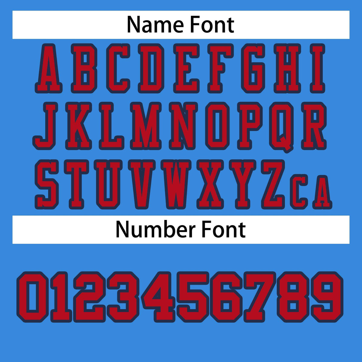 Custom Powder Blue Red-Navy Classic Style Authentic American Football Jersey| KXKSHOP