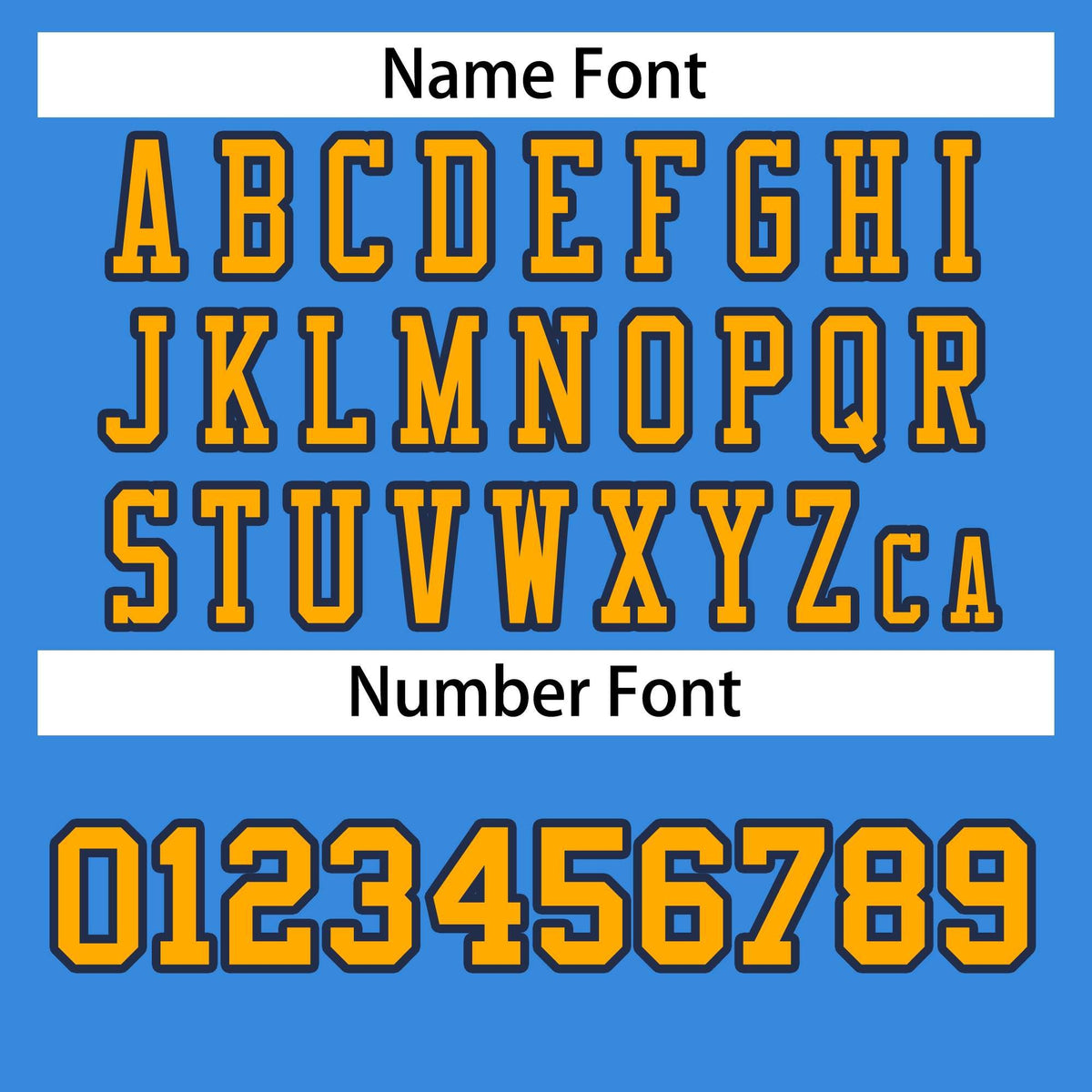 Custom Powder Blue Yellow-Navy Classic Style Authentic American Football Jersey| KXKSHOP