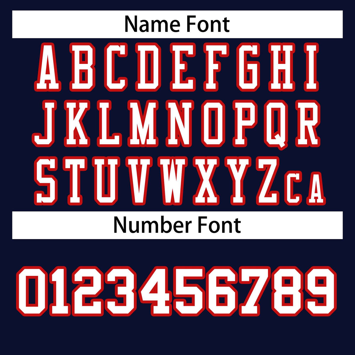 Custom Navy White-Red Classic Style Authentic American Football Jersey| KXKSHOP