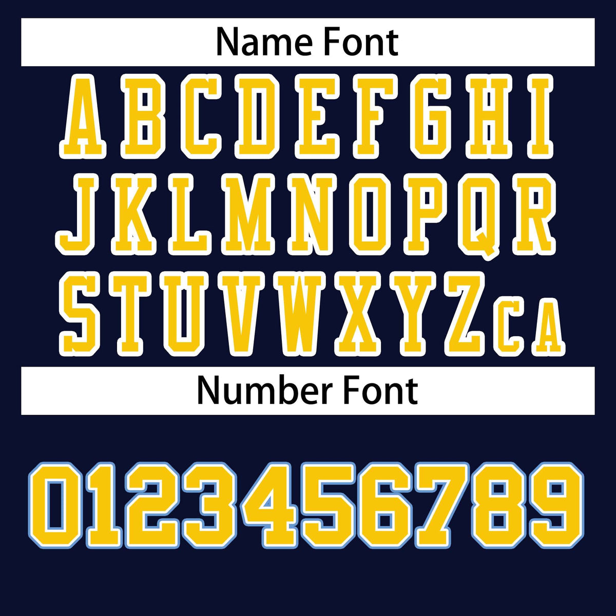 Custom Navy Gold-White Classic Style Authentic American Football Jersey| KXKSHOP