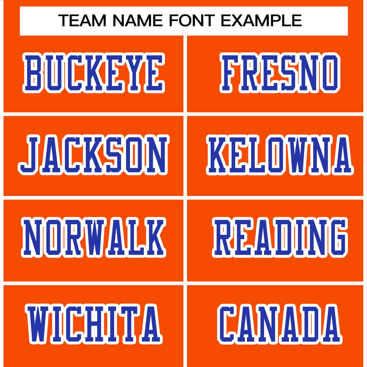 Custom Orange Royal-White Classic Style Authentic American Football Jersey| KXKSHOP