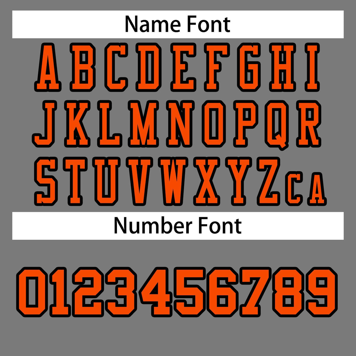 Custom Gray Orange-Black Classic Style Authentic American Football Jersey| KXKSHOP