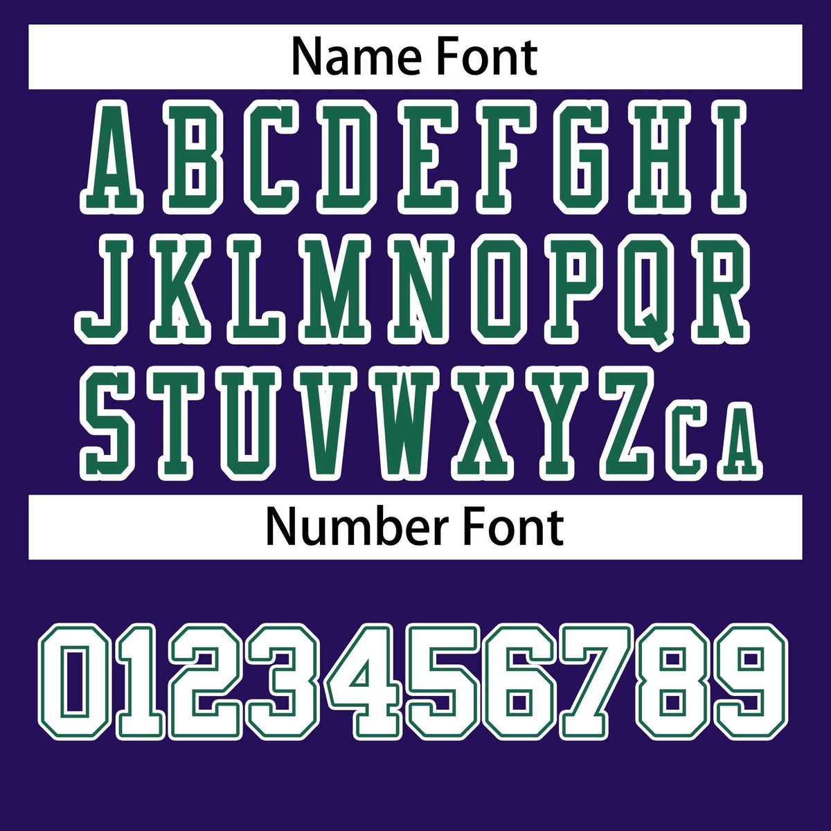 Custom Purple Kelly Green-White Classic Style Authentic American Football Jersey| KXKSHOP