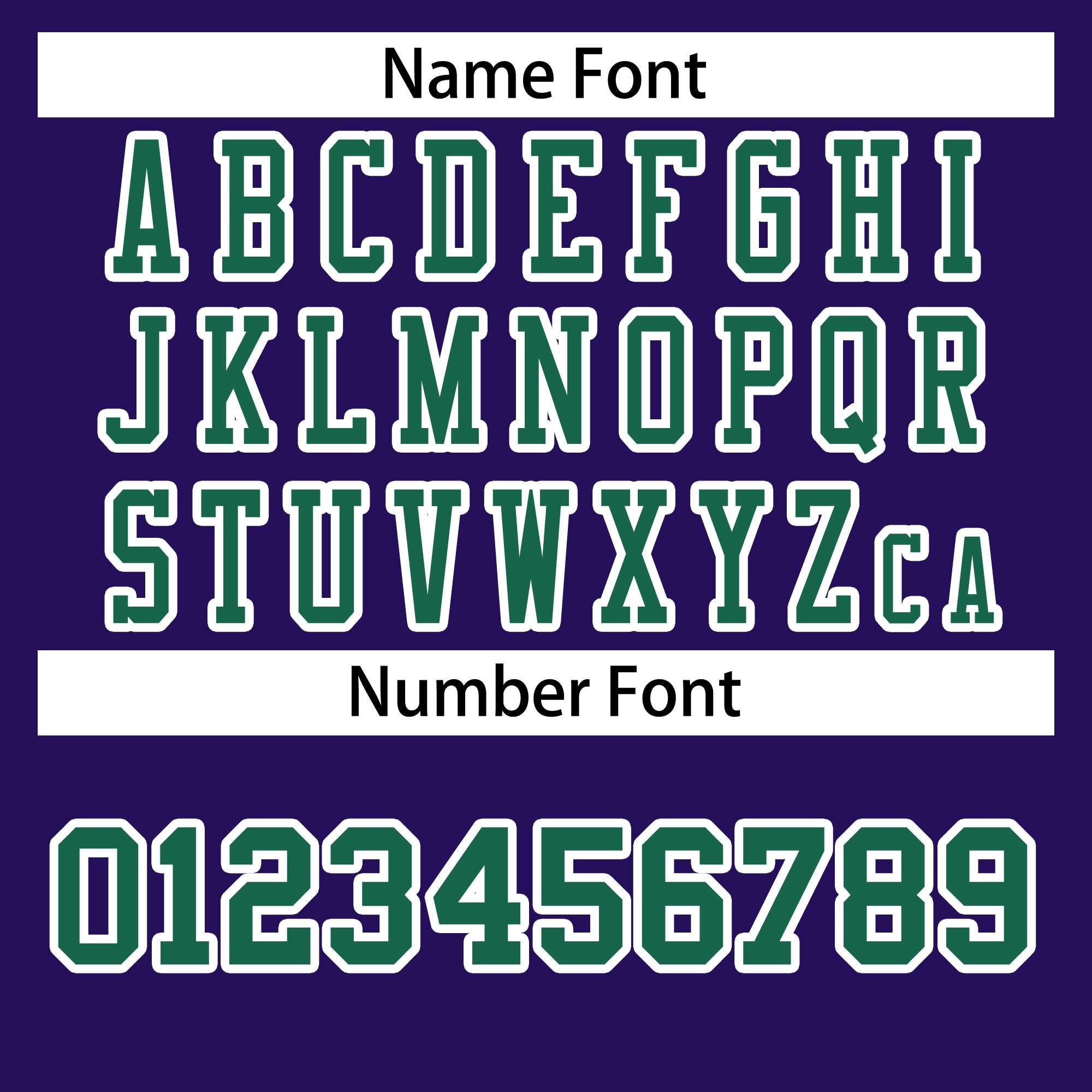 Custom Purple Kelly Green-White Classic Style Authentic American Football Jersey| KXKSHOP