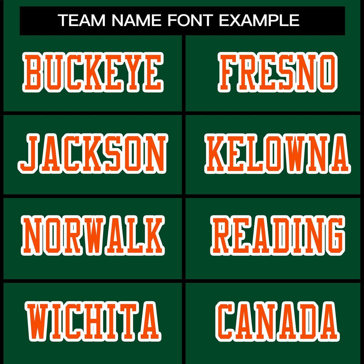 Custom Green Orange-White Classic Style Authentic American Football Jersey| KXKSHOP