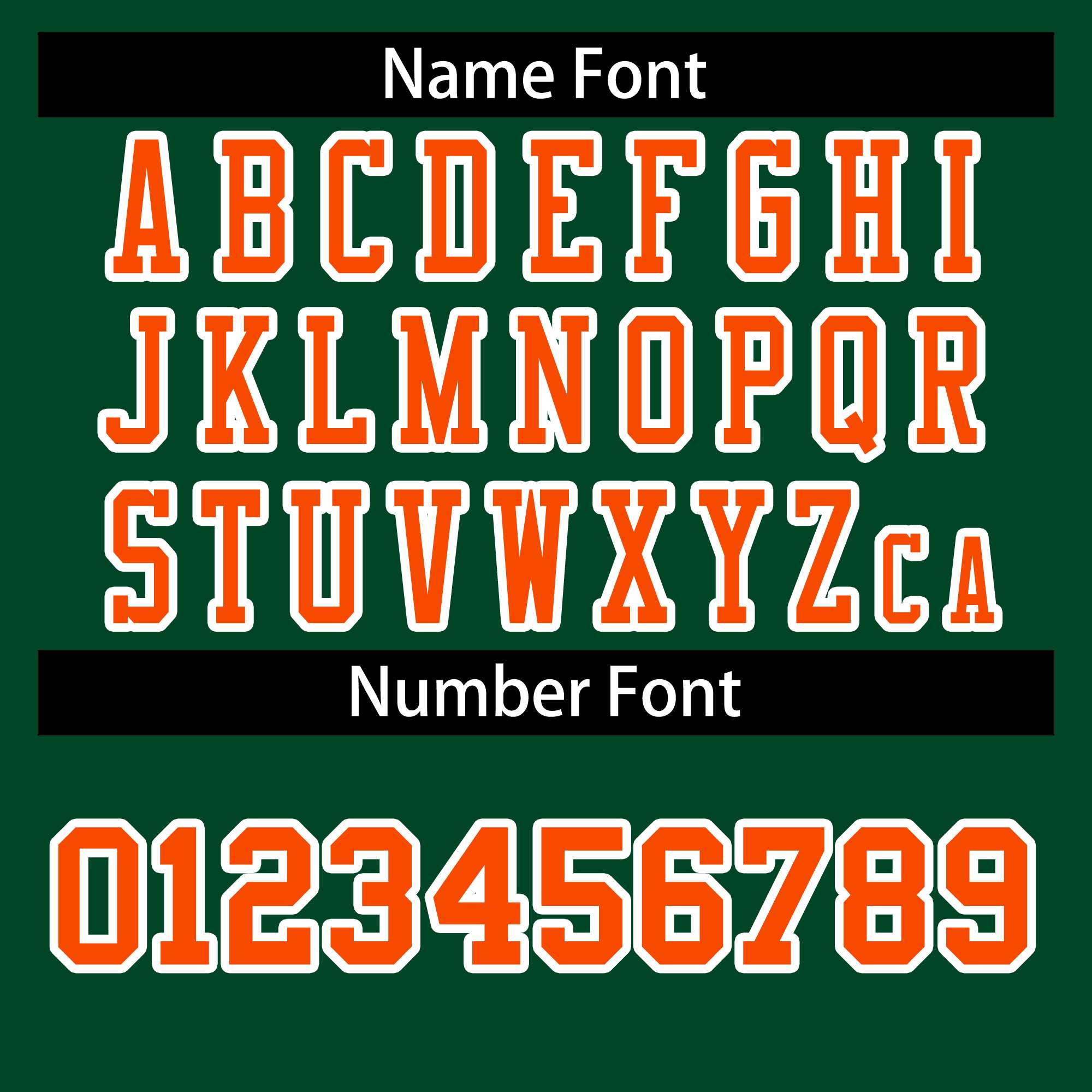 Custom Green Orange-White Classic Style Authentic American Football Jersey| KXKSHOP