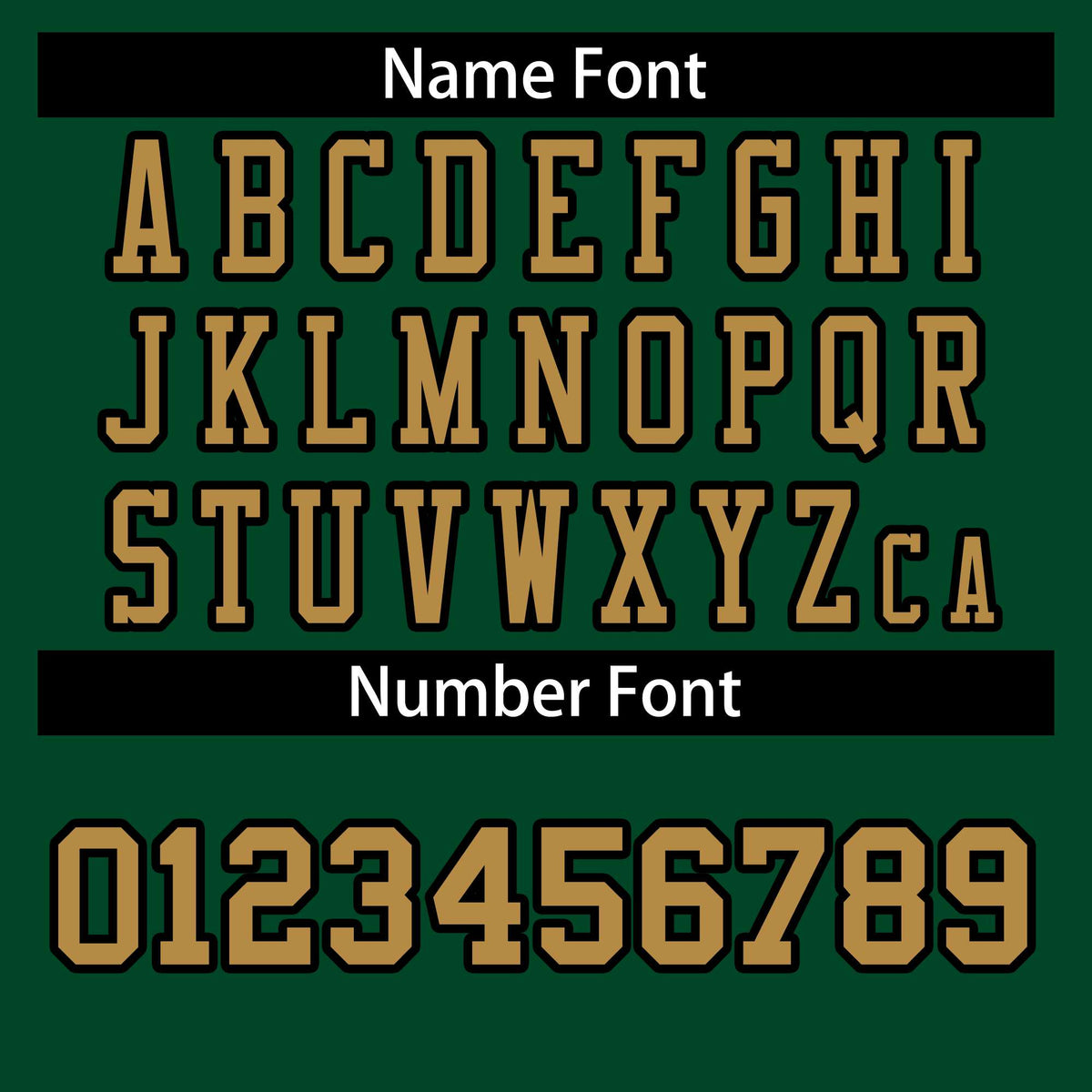 Custom Green Old Gold-Black Classic Style Authentic American Football Jersey| KXKSHOP