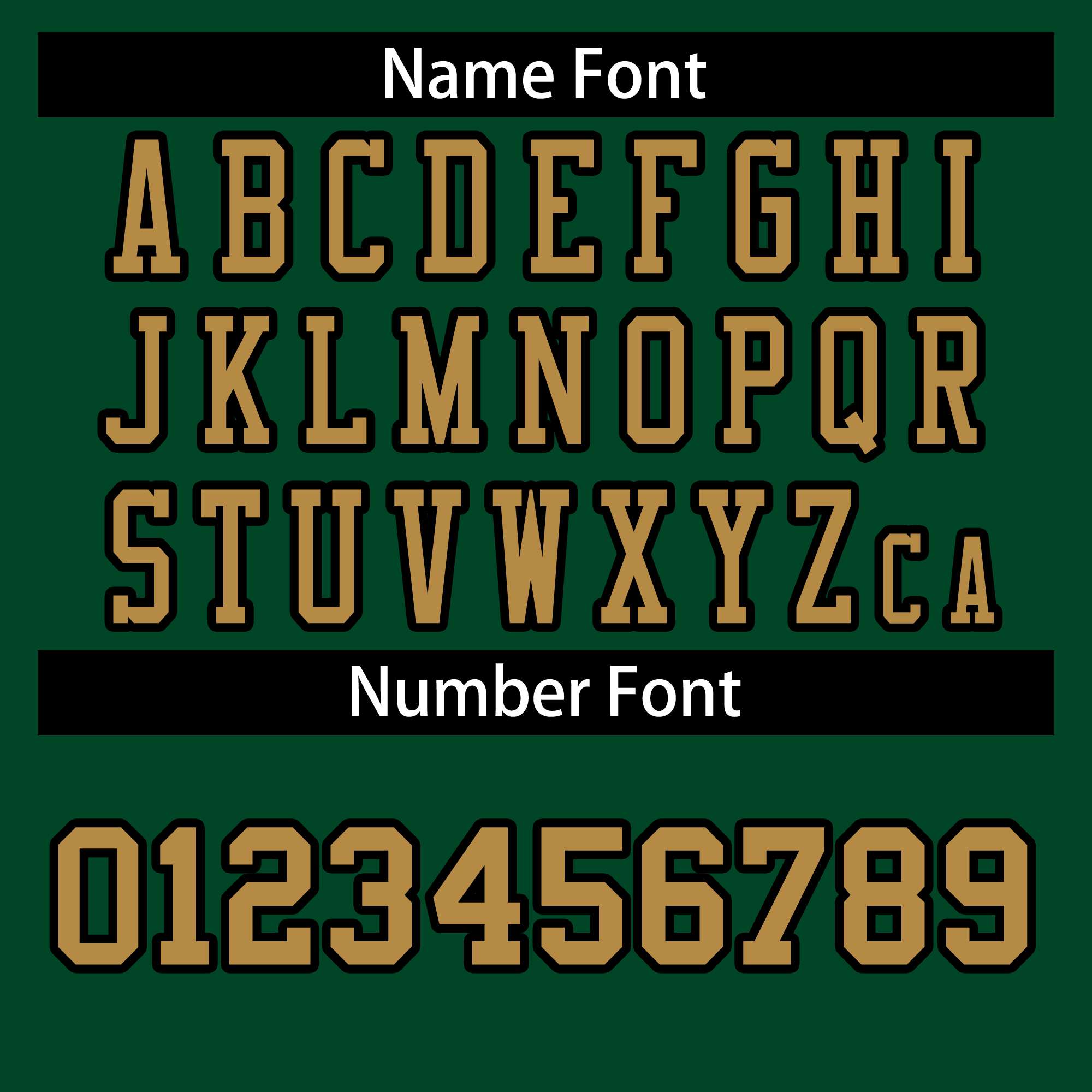 Custom Green Old Gold-Black Classic Style Authentic American Football Jersey| KXKSHOP