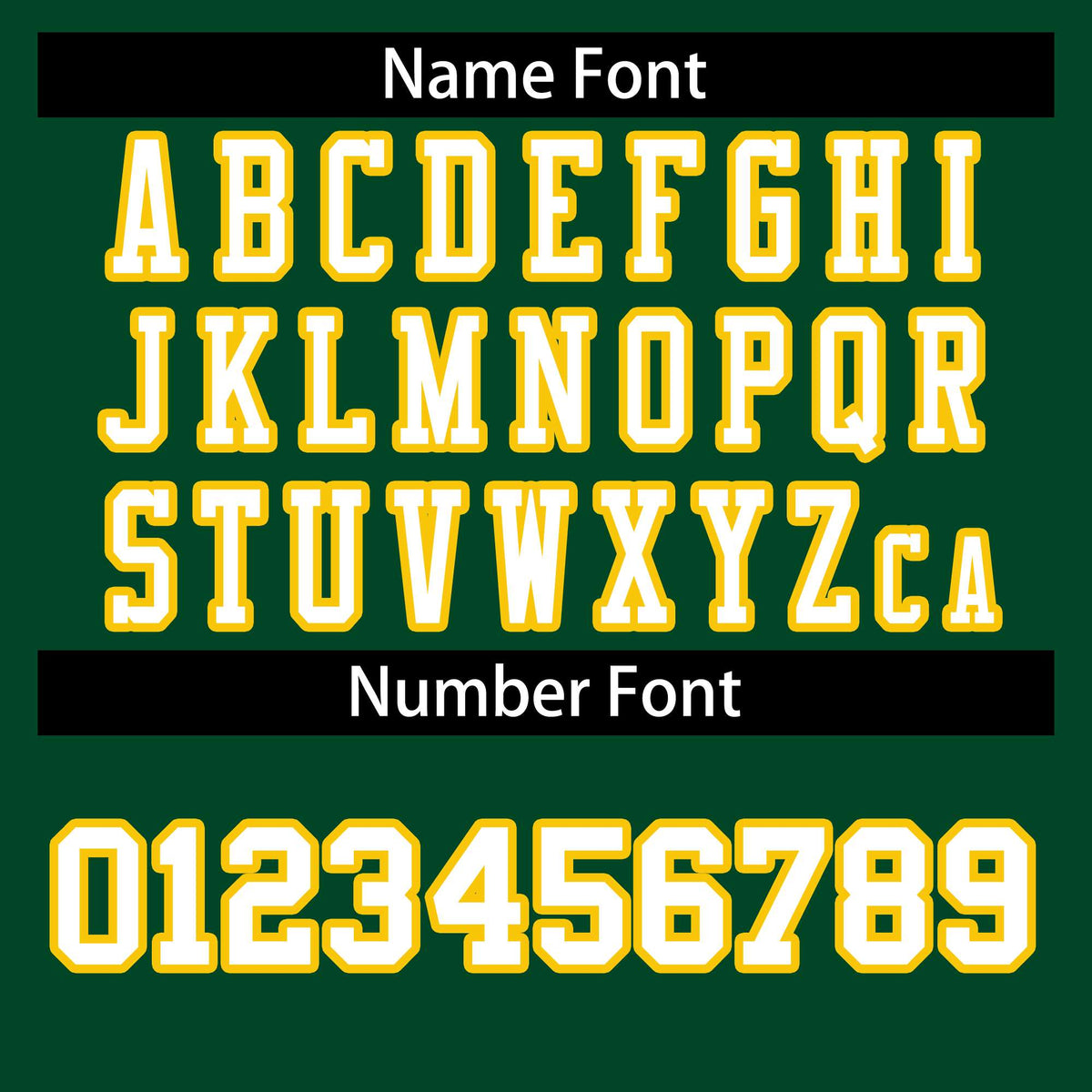 Custom Green White-Gold Classic Style Authentic American Football Jersey| KXKSHOP