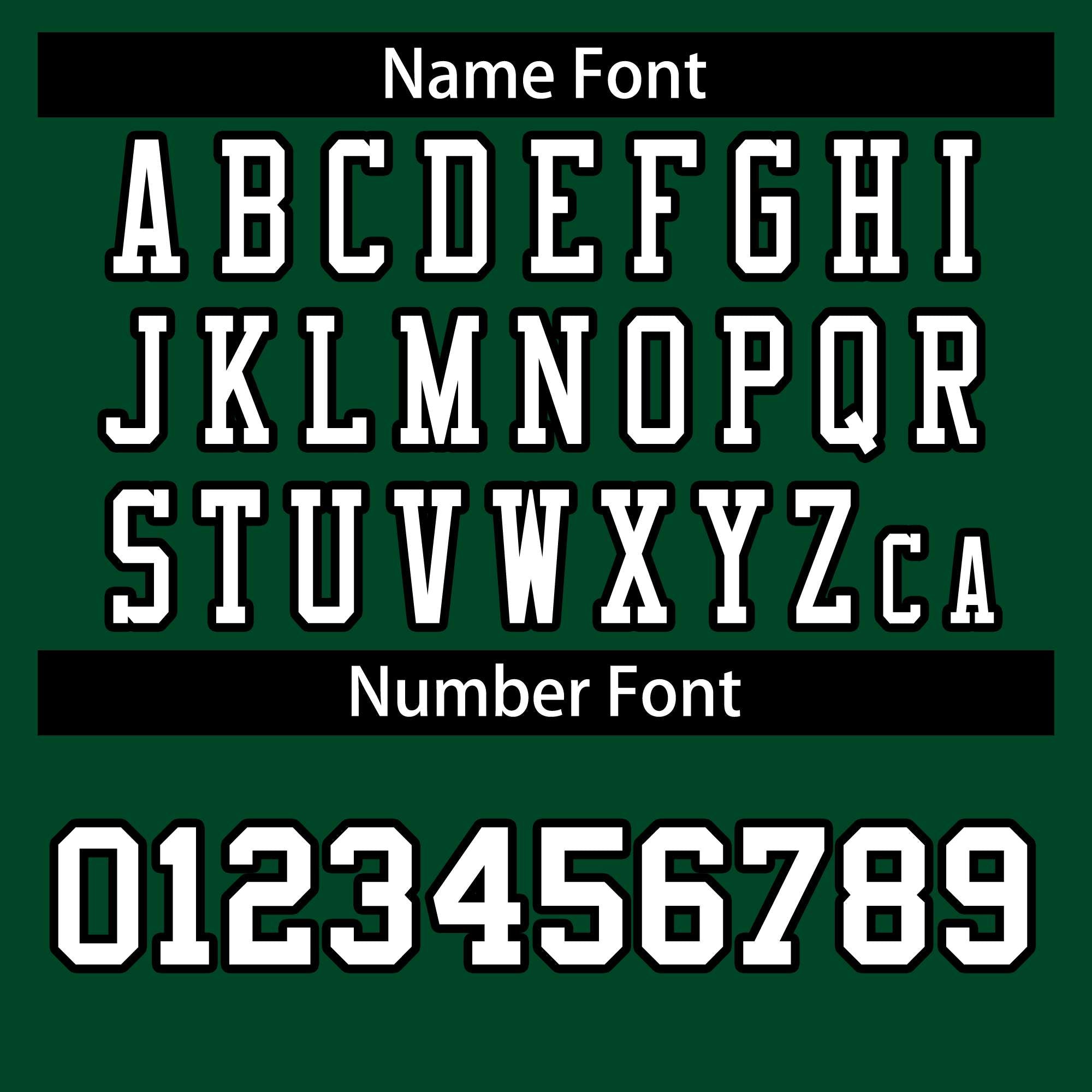 Custom Green White-Black Classic Style Authentic American Football Jersey| KXKSHOP